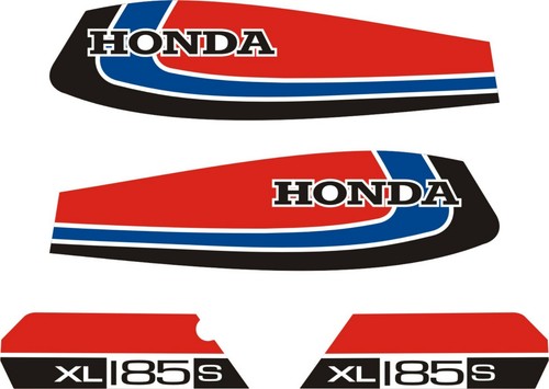 Kit decalcomanie honda - decalcomanie, xl185s